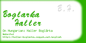 boglarka haller business card