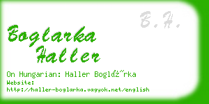 boglarka haller business card